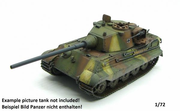 Gebo Figuren - 1/72 Meta Tiger II Ausf. C Turret with 105mm l-68 Flak