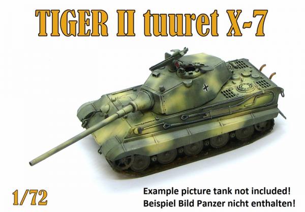 GEBO72084 Tiger II Ausf. C Turm mit 105mm l-68 X-7