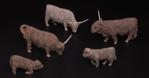 GEBO72255 Highlander Rinder Set 2